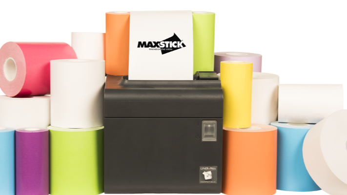 Company Iconex/MAXStick Linerfree Labels