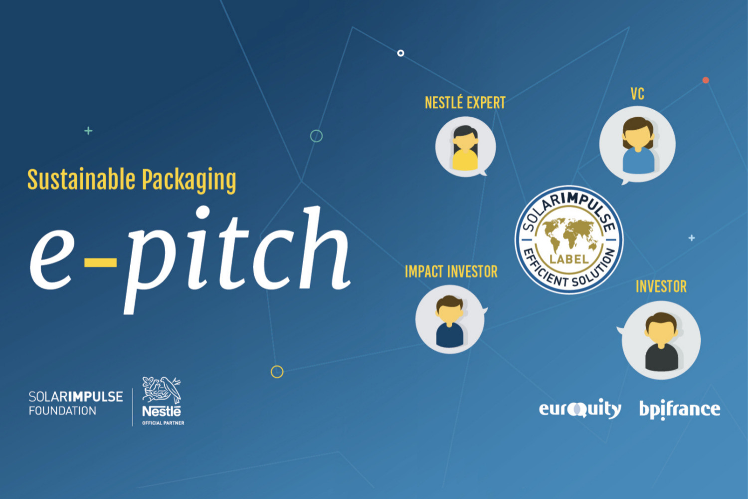 E-Pitch Solar Impulse Investment - "Verpackung und neue Materialien" - SIF x Nestlé