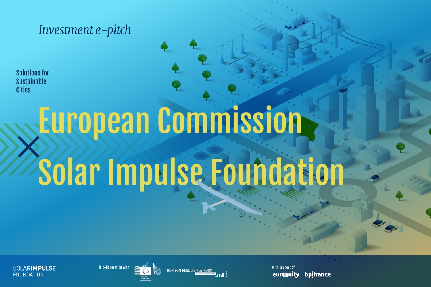 Europäische Kommission x Stiftung Solar Impulse - e-pitch