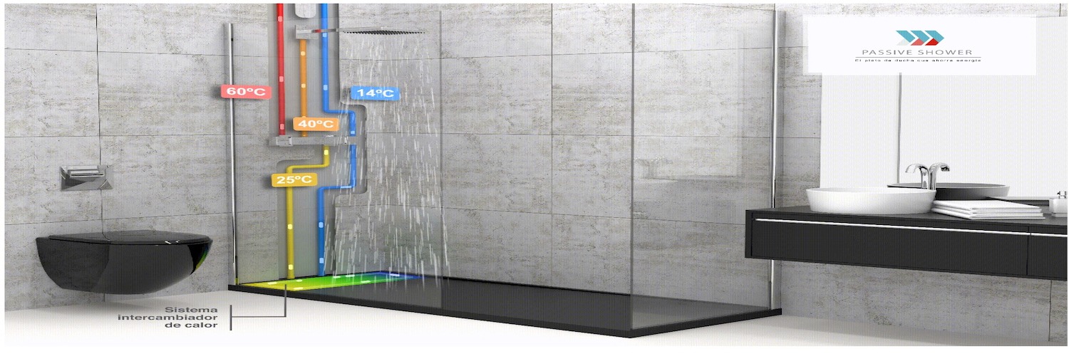 Gallery Passive Shower EcoTray 1